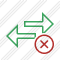 Exchange Horizontal Cancel Icon