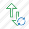 Exchange Vertical Refresh Icon