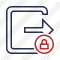 Exit Lock Icon