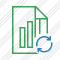 File Chart Refresh Icon