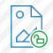 File Image Unlock Icon