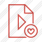 File Movie Favorites Icon