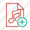 File Music Add Icon