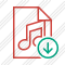 File Music Download Icon