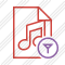 File Music Filter Icon