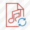 File Music Refresh Icon