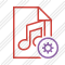 File Music Settings Icon