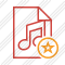 File Music Star Icon