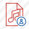 File Music User Icon