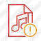 File Music Warning Icon