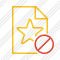 File Star Block Icon