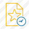 File Star Clock Icon