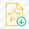 File Star Download Icon