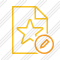 File Star Edit Icon