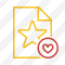 File Star Favorites Icon