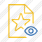 File Star View Icon