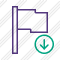 Flag Purple Download Icon