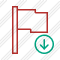 Flag Red Download Icon