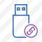 Flash Drive Link Icon