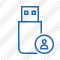 Flash Drive User Icon