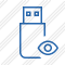 Flash Drive View Icon