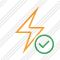 Flash Ok Icon