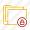 Folder Documents Lock Icon