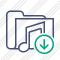 Folder Music Download Icon