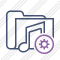 Folder Music Settings Icon