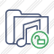 Folder Music Unlock Icon