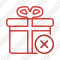 Gift Cancel Icon