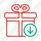 Gift Download Icon