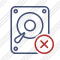 Hard Drive Cancel Icon