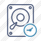 Hard Drive Clock Icon