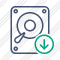 Hard Drive Download Icon