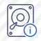 Hard Drive Information Icon