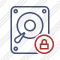 Hard Drive Lock Icon