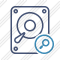 Hard Drive Search Icon