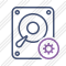 Hard Drive Settings Icon