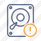 Hard Drive Warning Icon