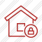 Home Lock Icon