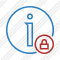 Information Lock Icon