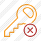 Key Cancel Icon