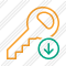 Key Download Icon