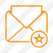 Mail Read Star Icon