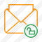 Mail Read Unlock Icon