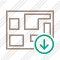 Map Download Icon