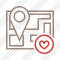 Map Location Favorites Icon