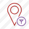 Map Pin Filter Icon