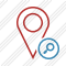 Map Pin Search Icon